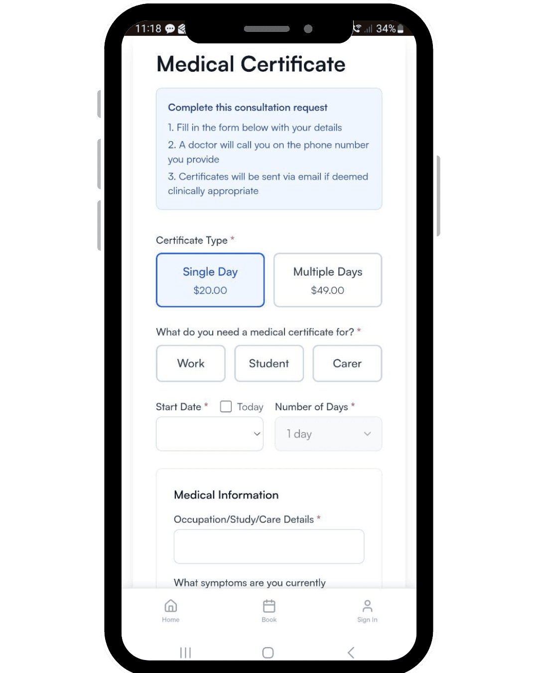Choose Your Certificate Type